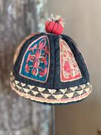 Prachtig mooi antiek traditioneel chinees Miao hoedje, Antiek en Kunst, Ophalen of Verzenden