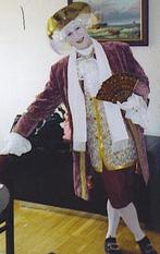 Purperen Markies kostuum maat 52+, Ophalen, Maat 52/54 (L), Carnaval, Kleding