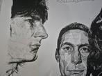 Originele pentekening Rolling Stones - Kees Peltenburg, Antiek en Kunst, Ophalen of Verzenden