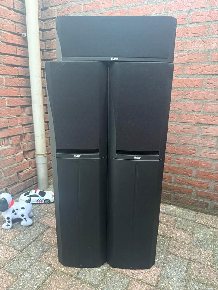 B&W Luidsprekers - Topkwaliteit!, Audio, Tv en Foto, Luidsprekers, Gebruikt, Front, Rear of Stereo speakers, 120 watt of meer