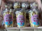 Traktatie popcornbeker nu 1.25 actie!, Hobby en Vrije tijd, Feestartikelen, Ophalen of Verzenden, Nieuw, Feestartikel, Verjaardag