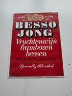 Etiket Besso Jong vruchtenwijn, Ophalen of Verzenden, Zo goed als nieuw, Overige typen, Overige merken