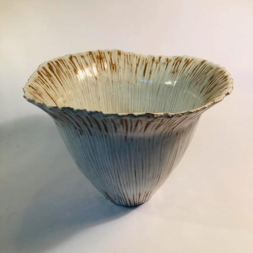 Leuke planten pot van Des Pots, bloempot, ecru , bruin, Huis en Inrichting, Kamerplanten, Overige soorten, Minder dan 100 cm, Ophalen of Verzenden