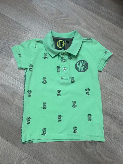 Mintgroene polo - Nais - 98-104, Kinderen en Baby's, Kinderkleding | Maat 98, Zo goed als nieuw, Jongen, Shirt of Longsleeve, Ophalen of Verzenden