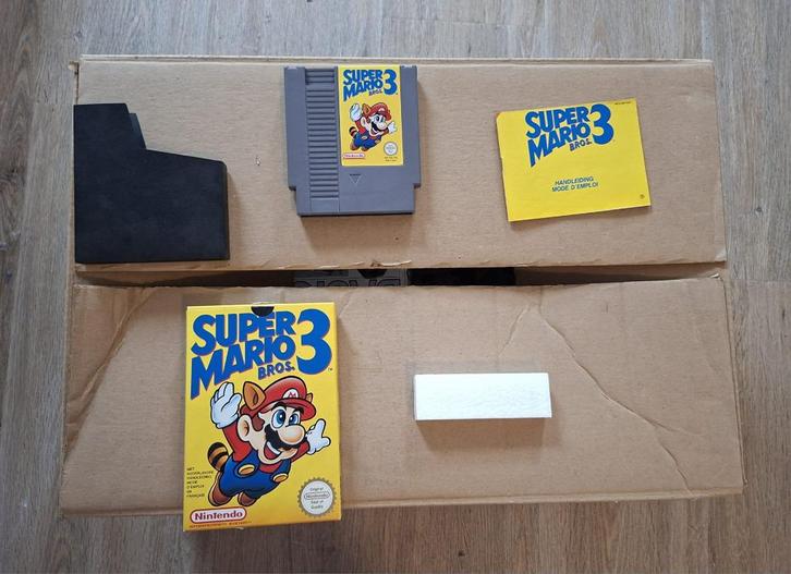 Nintendo NES spel Super Mario Bros 3 CIB, Spelcomputers en Games, Games | Nintendo NES, Zo goed als nieuw, Avontuur en Actie, 1 speler