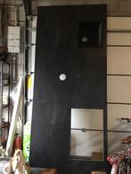Keukenblad kookeiland 264 bij 118 cm zwart graniet look, Huis en Inrichting, 100 tot 150 cm, Zo goed als nieuw, Zwart, 200 cm of meer