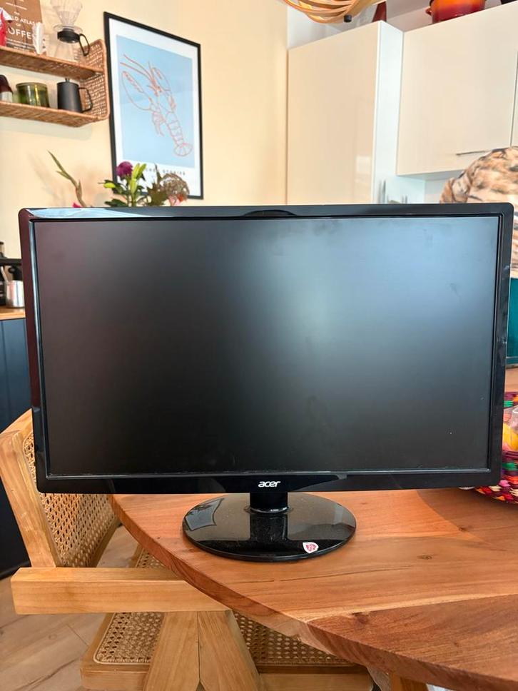 24 inch monitor - Onbeschadigd, Computers en Software, Monitoren, Zo goed als nieuw, 60 Hz of minder, HDMI, LED, Full HD, 5 ms of meer