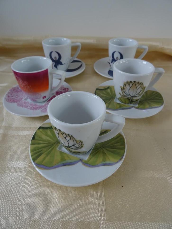 Nespresso koffie kopjes espresso koffie 5x koffiekopje, Verzamelen, Merken en Reclamevoorwerpen, Nieuw, Gebruiksvoorwerp, Ophalen of Verzenden