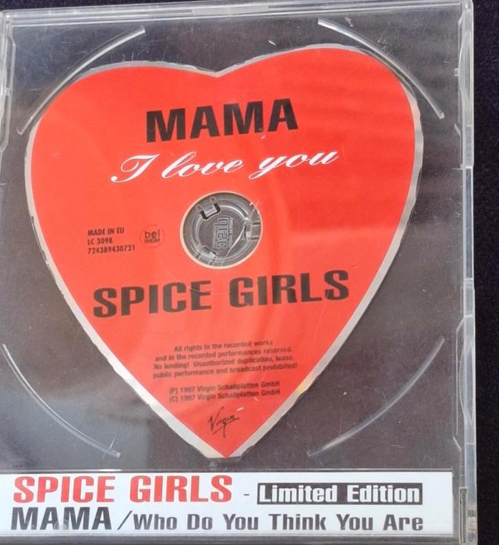 SPICE GIRLS. MAMA. 1997. Hartvormige CD.  Limited edition., Verzamelen, Muziek, Artiesten en Beroemdheden, Zo goed als nieuw, Cd of Plaat