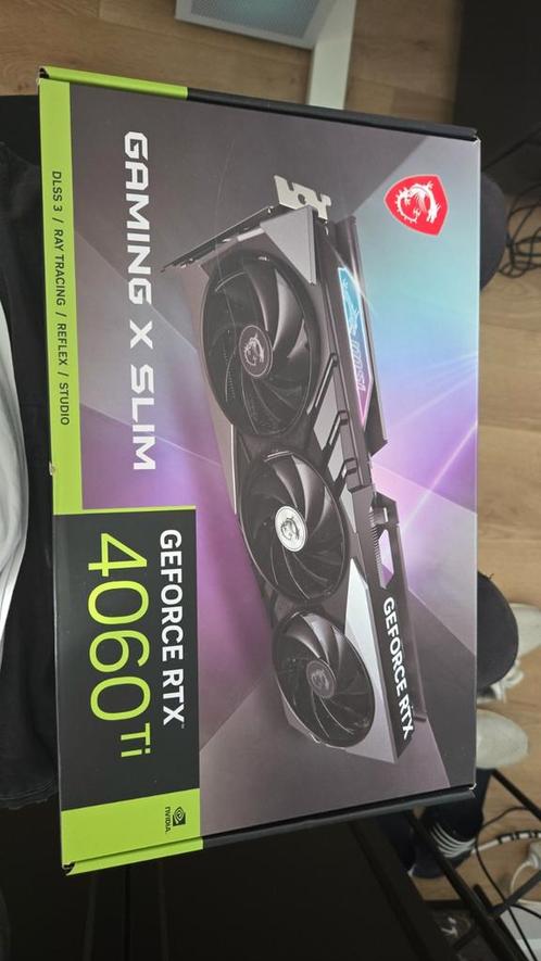 MSI RTX 4060TI 16gb met nog 1 jaar garantie, Computers en Software, Videokaarten, Zo goed als nieuw, Nvidia, PCI-Express 4.0, GDDR6