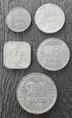 Het zinken oorlogsgeld oorlogsgeld munten zink, Postzegels en Munten, Munten | Nederland, Koningin Wilhelmina, Ophalen of Verzenden