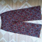 Scotch & soda  wijde leg broek mooie print mt m, Ophalen of Verzenden, Zo goed als nieuw, Maat 38/40 (M)