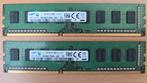 2x Samsung 2gb 1rx8 pc3-128000-11-11-a1, Computers en Software, RAM geheugen, Ophalen of Verzenden, Zo goed als nieuw, DDR3, Desktop