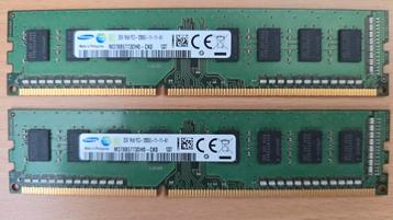 2x Samsung 2gb 1rx8 pc3-128000-11-11-a1 beschikbaar voor biedingen