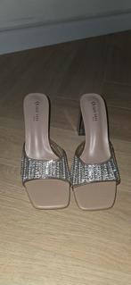 Glinsterende muiltjes met hoge hak - Nieuw!, Kleding | Dames, Schoenen, Ophalen of Verzenden, Nieuw