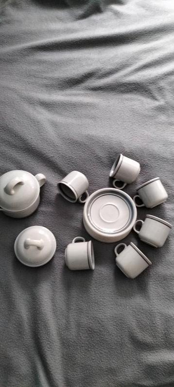 Vintage koffie-/theeservies CP Colditz DDR beschikbaar voor biedingen