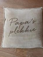 Kussen papa's plekkie, Ophalen, Gebruikt