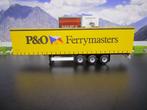 Wsi 04-2210 P&O Ferrymasters , Schuifzeilen Oplegger 3as., Hobby en Vrije tijd, Modelauto's | 1:50, Ophalen, Nieuw, Bus of Vrachtwagen