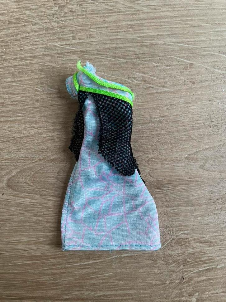 Monster High jurkje Abbey Bominable Mattel 2012 Barbie, Verzamelen, Poppen, Gebruikt, Kleertjes, Ophalen of Verzenden