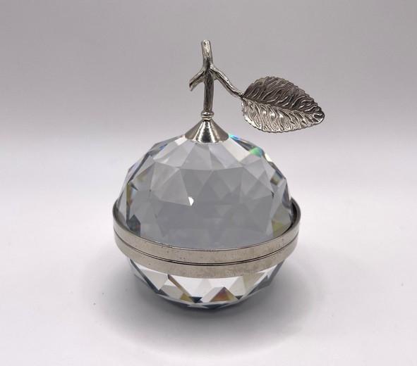 Zilveren fotolijst appel 7504/050/002, Verzamelen, Swarovski, Zo goed als nieuw, Huisaccessoire, Verzenden