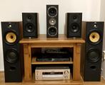 Mooie set B en W luidsprekers en versterker Sony, Audio, Tv en Foto, Ophalen, Zo goed als nieuw, Bowers & Wilkins (B&W), Surroundset zonder subwoofer