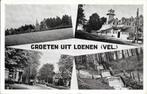 Loenen, Hoofdweg, Waterval, Hotel Vrijenberg, Dorpsgezicht, Verzenden, 1940 tot 1960, Gelopen, Gelderland