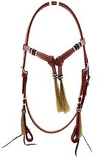 Stoere Westernhoofdstellen met kwastje leer COB & FULL, Ophalen of Verzenden, Nieuw, Western