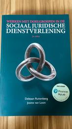 Werken met doelgroepen in de sociaal juridische dienstverlen, Ophalen of Verzenden, Zo goed als nieuw, Josine van Loon; Deleaan Ruitenberg