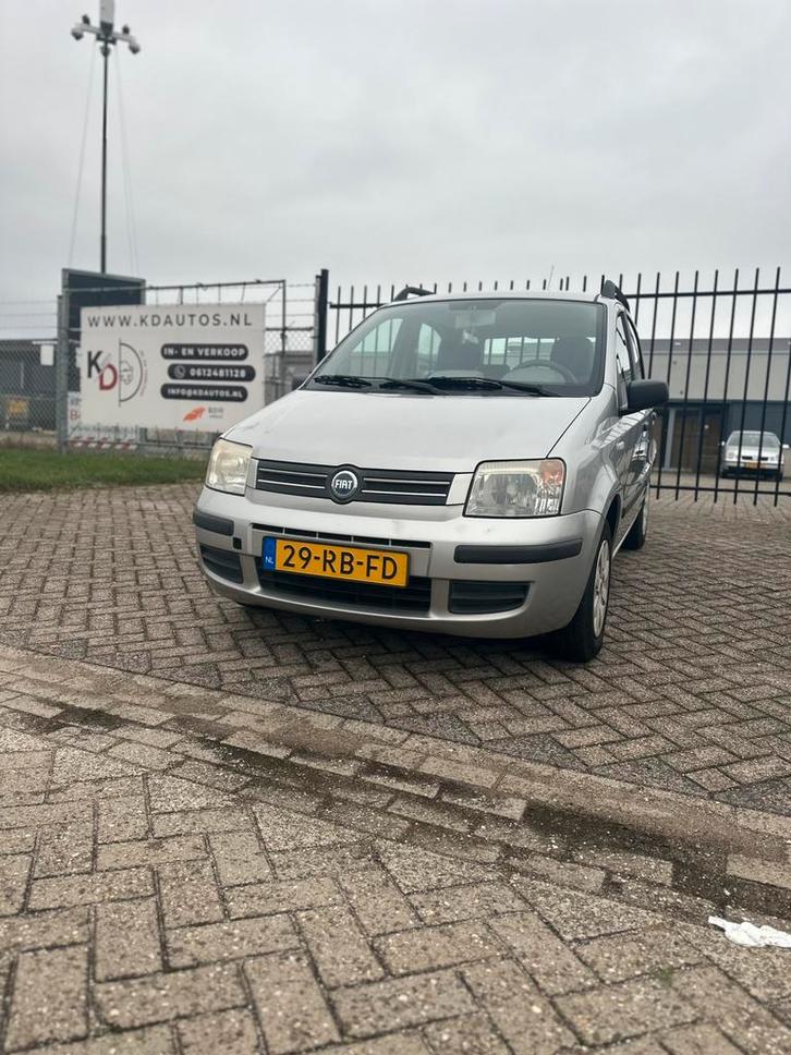 Fiat Panda 1.2 2005 Grijs, Auto's, Fiat, Bedrijf, Benzine, C, Hatchback, Handgeschakeld, Origineel Nederlands, Zilver of Grijs