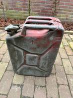 Ijzeren jerrycan, vintage, Ophalen of Verzenden