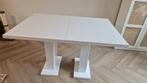 Moderne eettafel – hoogglans wit – uitschuifbaar, Huis en Inrichting, Ophalen, Gebruikt