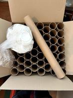 Verzendkokers (45 x 7 cm) met doppen x 49, Ophalen of Verzenden, Zo goed als nieuw