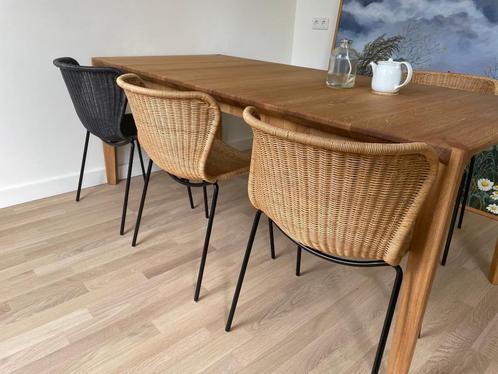 4 x rotan C603 chair (Feelgood Designs, Yuzuru Yamakawa), Huis en Inrichting, Stoelen, Gebruikt, Vier, Riet of Rotan, Overige kleuren