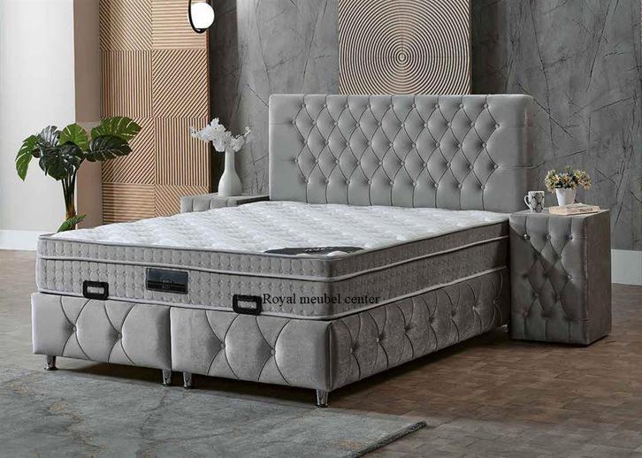 Boxspring Sibilla opbergbed complete set-Zelf samenstellen, Huis en Inrichting, Slaapkamer | Boxsprings, Nieuw, Tweepersoons, Ophalen of Verzenden