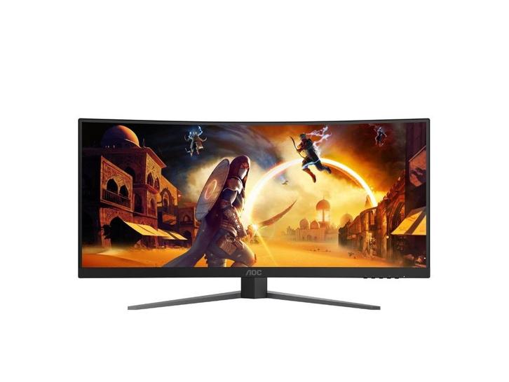AOC CU34G4Z 34" Curved UltraWide gaming monitor, Computers en Software, Monitoren, Refurbished, 201 Hz of meer, DisplayPort, HDMI
