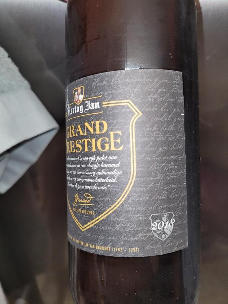 Hertog Jan grand prestige 2018, 2019, 2020, Verzamelen, Biermerken, Nieuw, Flesje(s), Hertog Jan, Ophalen of Verzenden