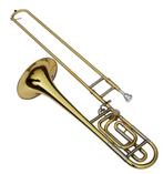 trombone, Muziek en Instrumenten, Ophalen of Verzenden, Gebruikt, Tenor, Met koffer
