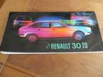 Instructieboek Renault 30 TS type R1275 1977, Auto diversen, Ophalen of Verzenden