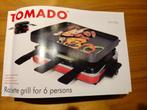 Gourmetstel Tomado, Witgoed en Apparatuur, Gourmetstellen, Ophalen, Zo goed als nieuw, 4 t/m 7 personen