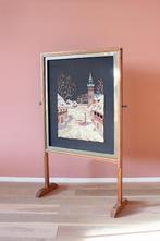 Antiek scherm - landschap. Vintage schilderij / wandpaneel, Ophalen, O, O, O