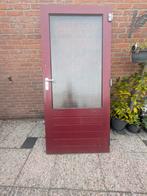 Achterdeur/schuurdeur, Doe-het-zelf en Verbouw, Deuren en Horren, Ophalen, Gebruikt, 80 tot 100 cm, Buitendeur