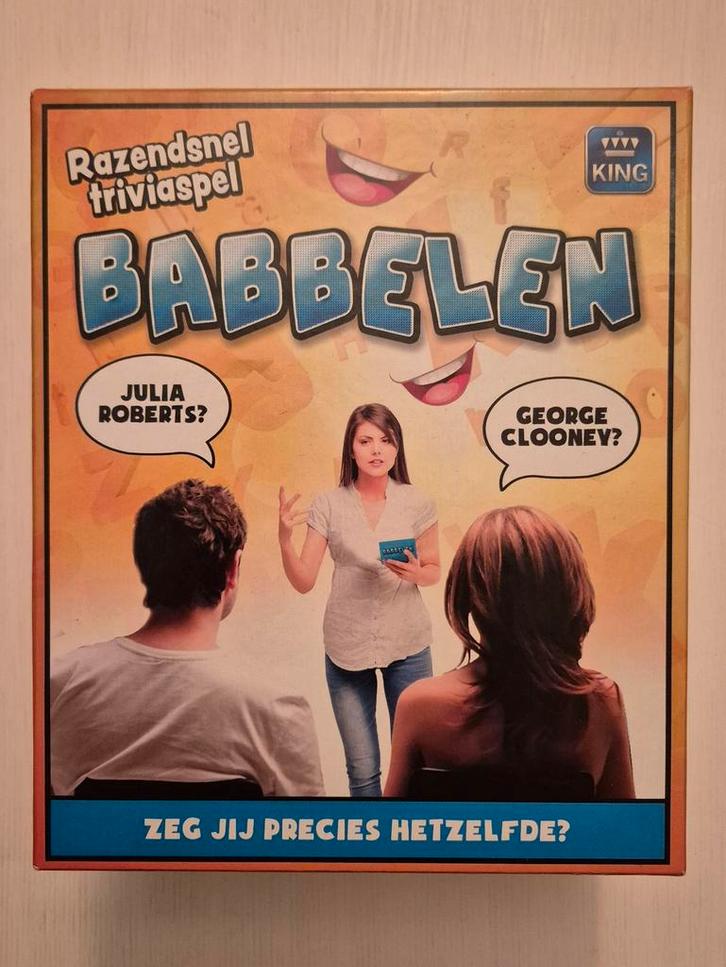 Babbelen, Hobby en Vrije tijd, Gezelschapsspellen | Overige, Zo goed als nieuw, Ophalen of Verzenden