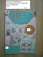 uitdrukblok a4 kerst 3d - laatste blok ( alleen verzenden, Ophalen, Nieuw, Kerst, Knipvel