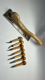 Set lino gereedschap, Hobby en Vrije tijd, Ophalen of Verzenden, Gebruikt, Meerdere media