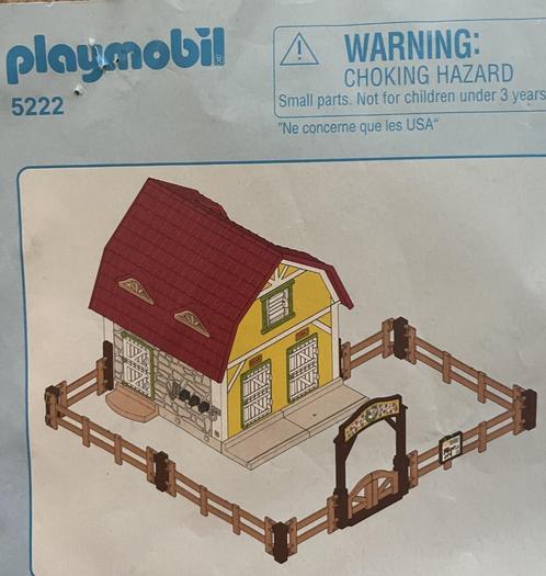 Playmobil ponyranch 5222, Kinderen en Baby's, Speelgoed | Playmobil, Gebruikt, Ophalen