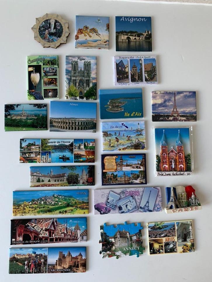 Leuke verzameling koelkast magneten Frankrijk Souvenirs, Verzamelen, Complete verzamelingen en Collecties, Ophalen of Verzenden