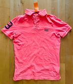 Superdry Super Dry ‘ Vintage Sleeve Hit’ polo t shirt roze L, Kleding | Heren, Polo's, Ophalen of Verzenden, Maat 52/54 (L), Roze