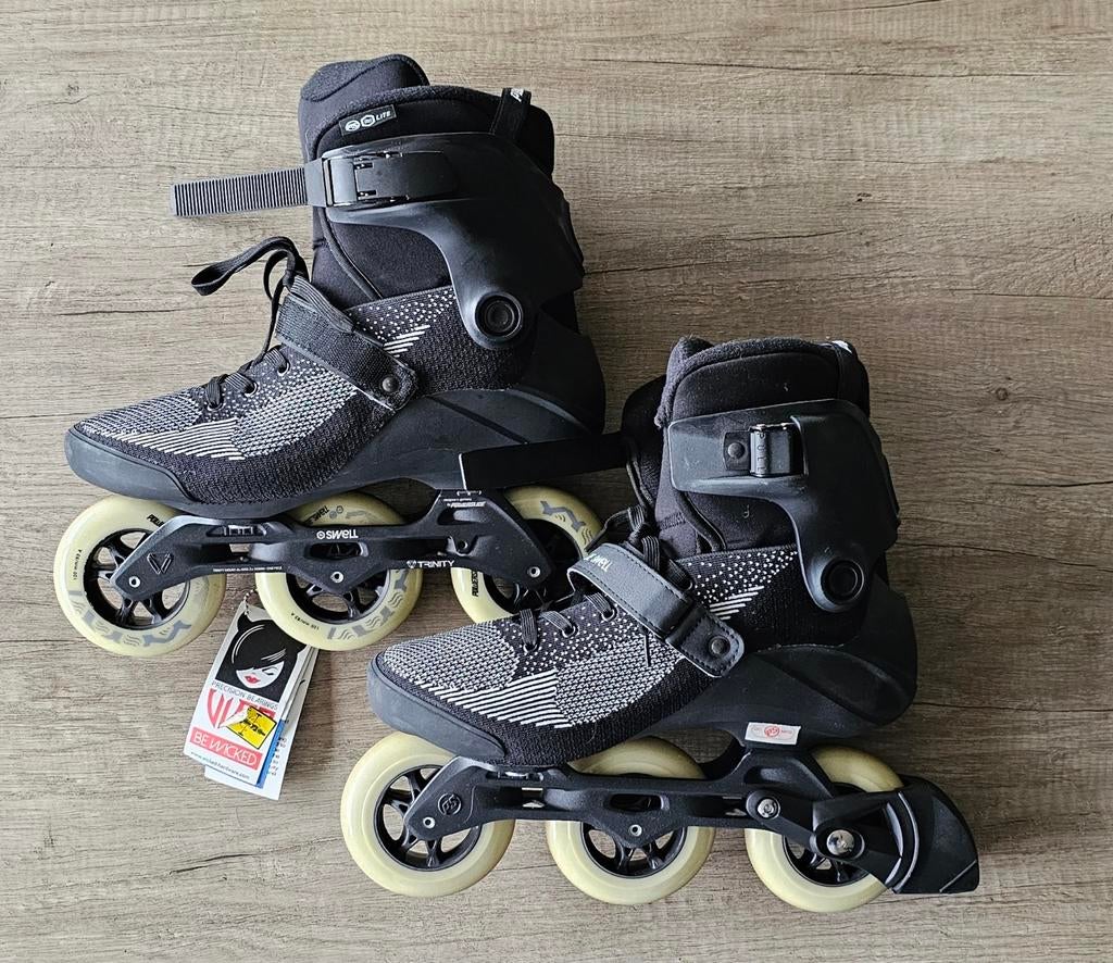 Skeelers Powerslide mt 44/45 + bescherming (als nieuw), Sport en Fitness, Ophalen, Zo goed als nieuw, Powerslide