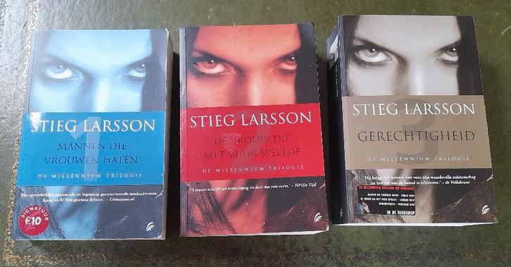 De Millennium trilogie  - Stieg Larsson (3 delen), Boeken, Thrillers, Zo goed als nieuw, Ophalen of Verzenden