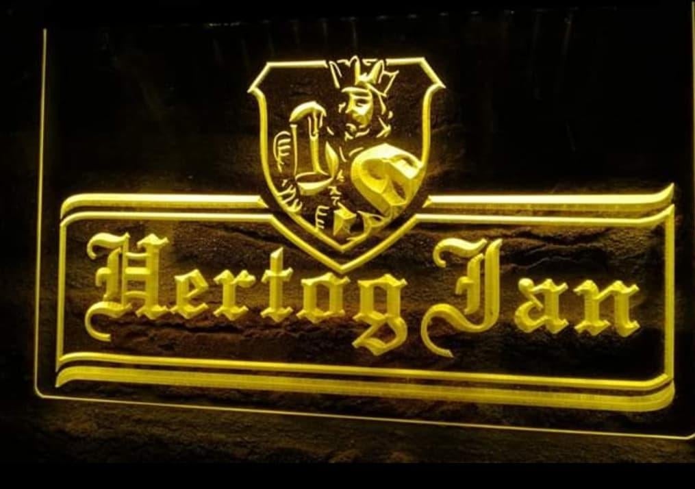 Hertog Jan bier 3D Led reclame verlichting en ander bier, Verzamelen, Biermerken, Ophalen of Verzenden, Nieuw, Reclamebord, Plaat of Schild